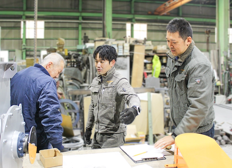 設計・製作との打合せ