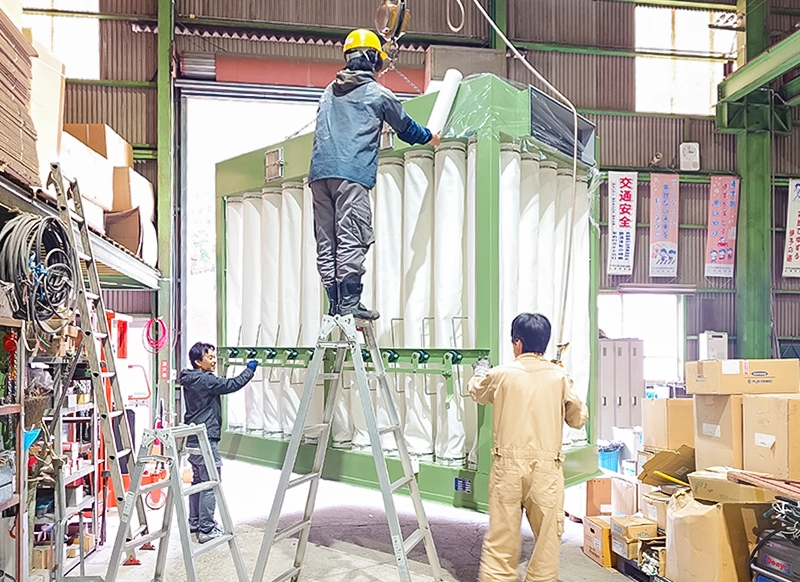 完成製品の梱包